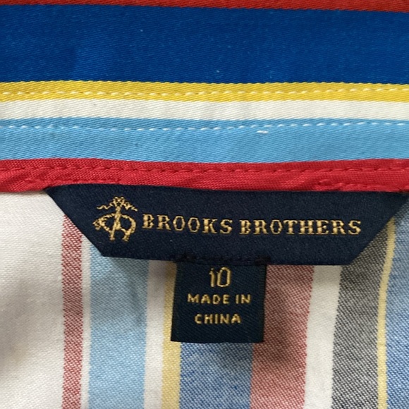 Brooks Brothers striped button down skirt. Size- medium - Picture 8 of 8